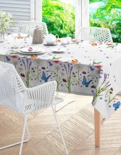 Nappe Coton Imprimé Bucolique