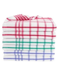 Torchons Métis Carreaux - Lot De 6 Ou 12