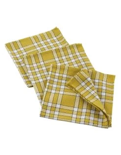 Serviette De Table Carreaux - Lot De 3