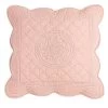 Housse Coussin Unie Style Boutis Cassandre
