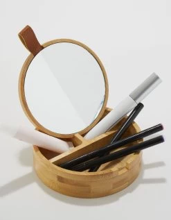 Boîte De Rangement Avec Miroir De Maquillage