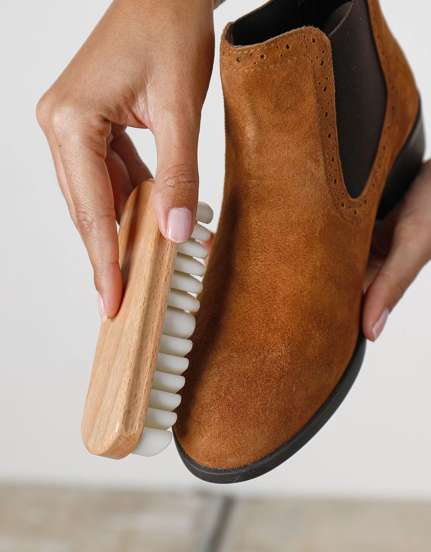 Brosse Souple Pour Chaussures Cuir Et Daim – Image 3