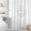 Rideau De Douche Imprimé Maison De Famille