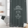 Rideau De Douche Imprimé Vintage