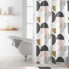 Rideau De Douche Imprimé Géométrique