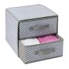 Cube 2 Tiroirs Tissu