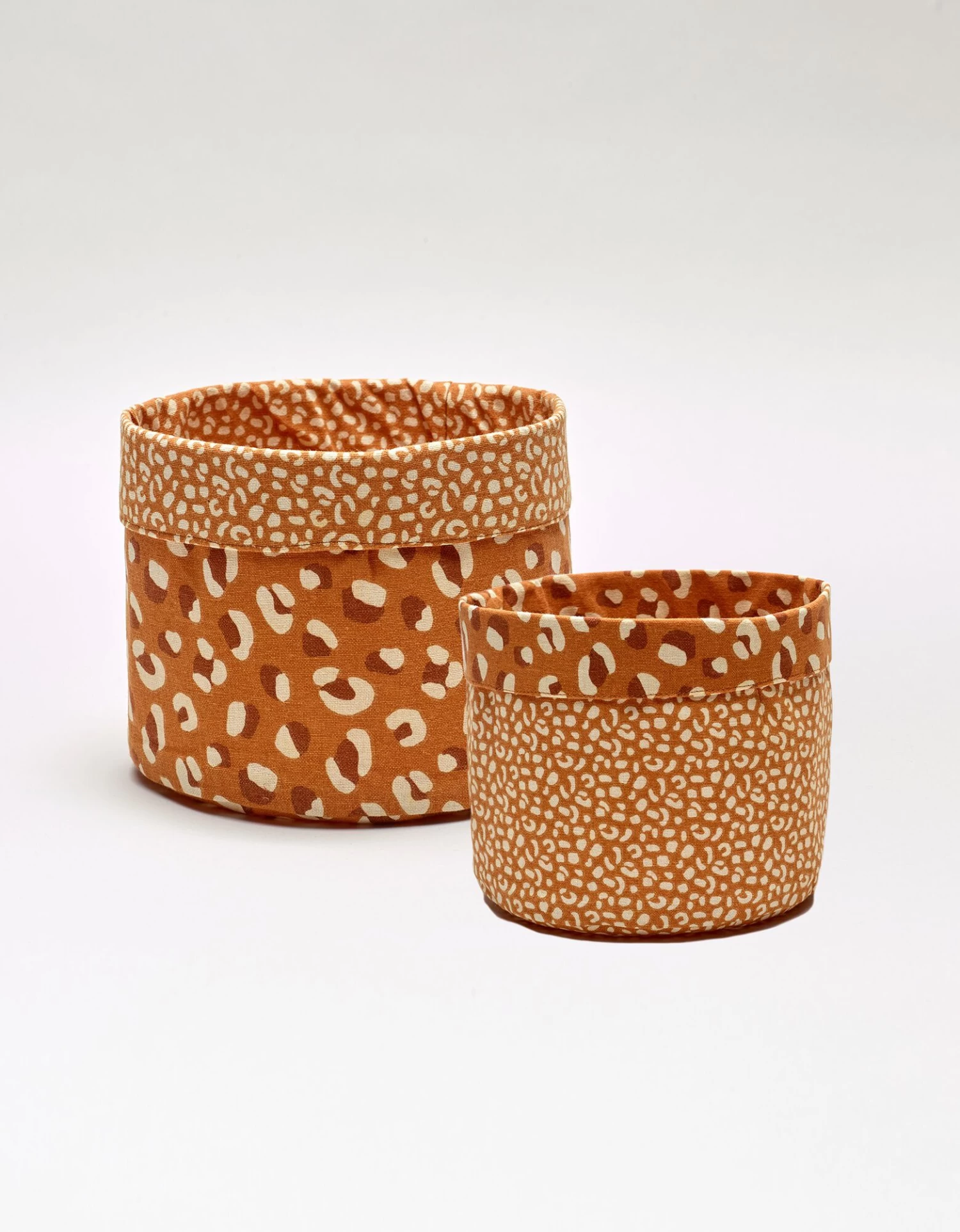 Panier De Rangement Imprimé Savana - Lot De 2