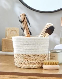 Panier Bi-matière Corde Coton