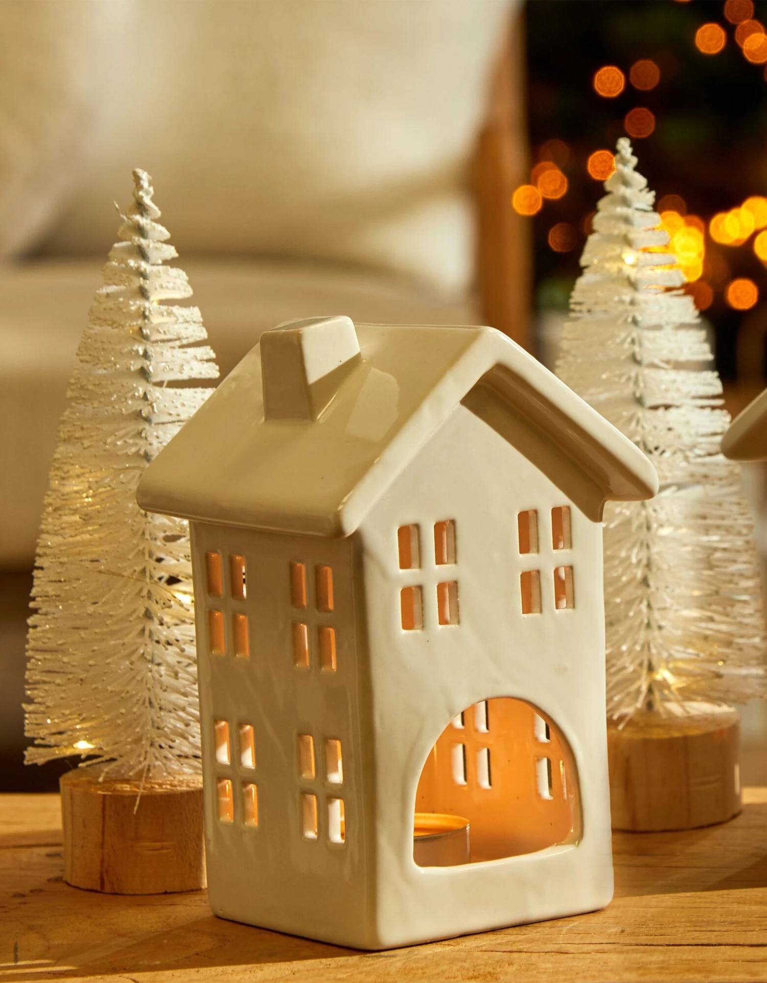 Maison Photophore Céramique