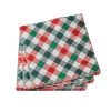 Serviettes En Papier Motif écossais - Lot De 20