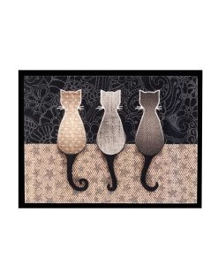 Tapis Anti-poussière Motif Chats