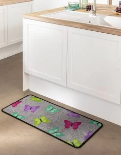Tapis Cuisine Imprimé Papillons