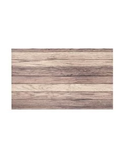 Tapis Vinyle Effet Parquet Cérusé