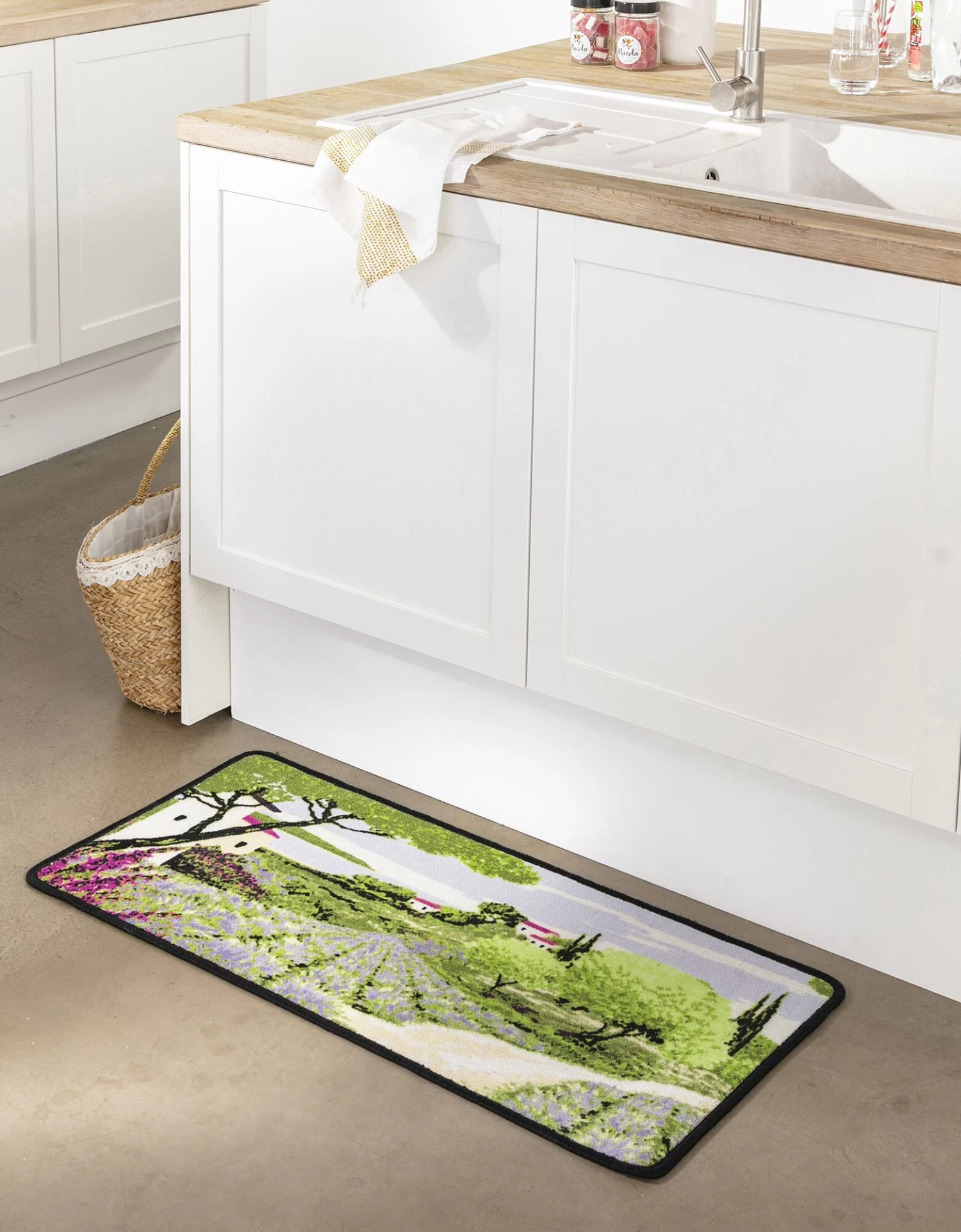 Tapis Cuisine Motif Mas Provençal – Image 2