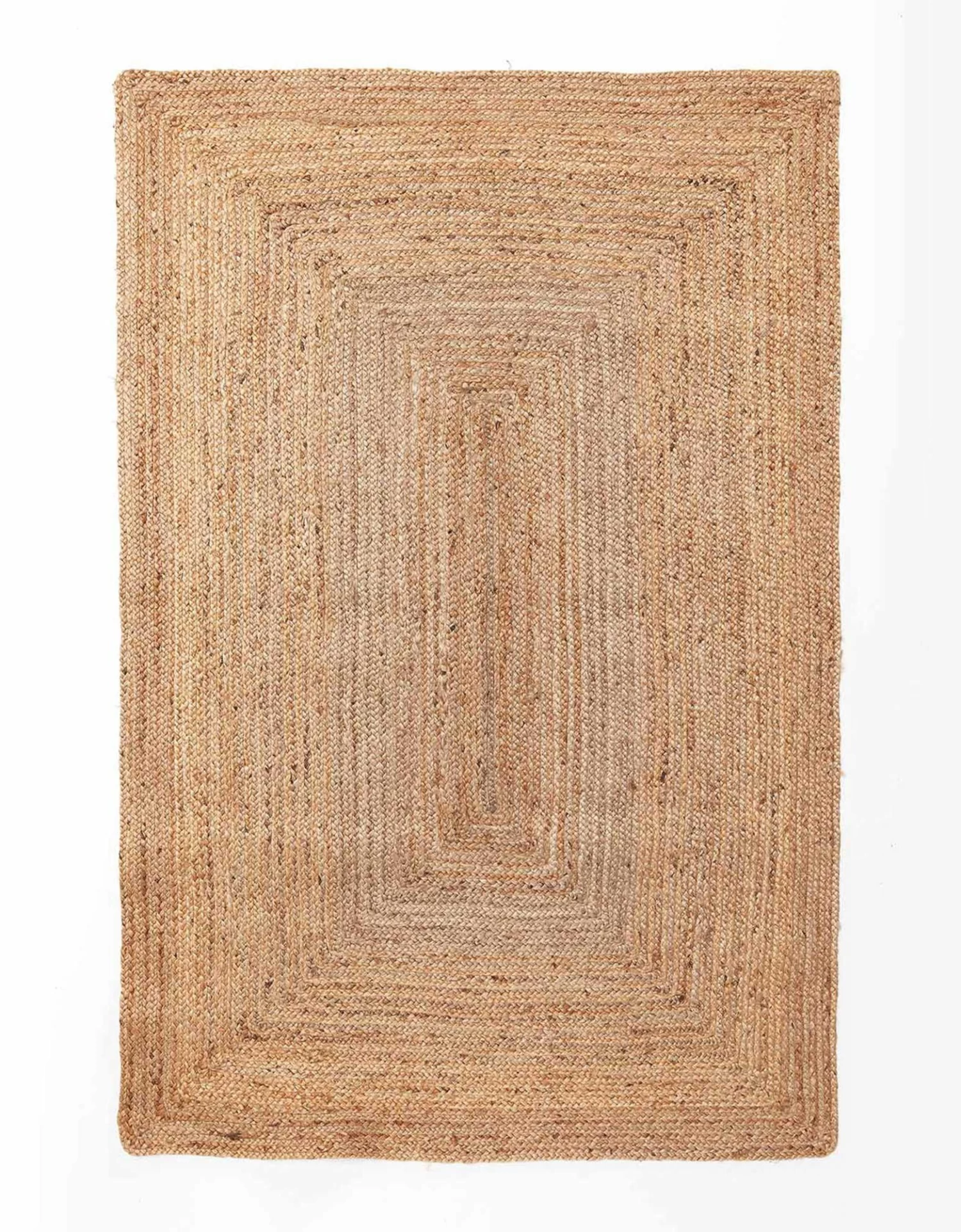 Tapis Rectangulaire Uni En Jute – Image 2