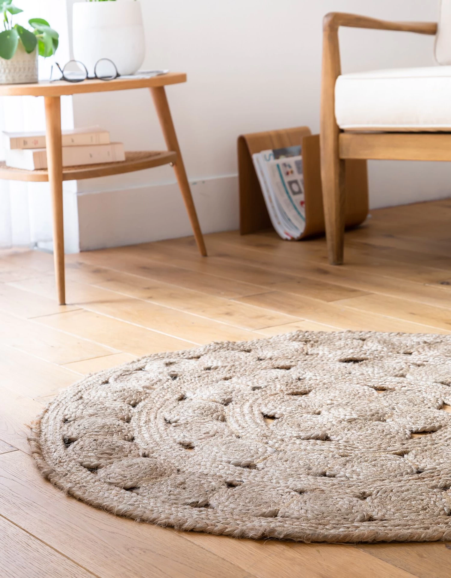 Tapis Rond En Jute – Image 2