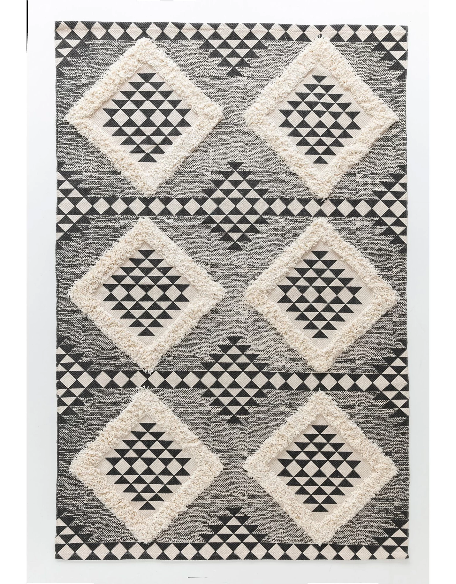 Tapis Imprimé Tufté Eko Noir/naturel – Image 4