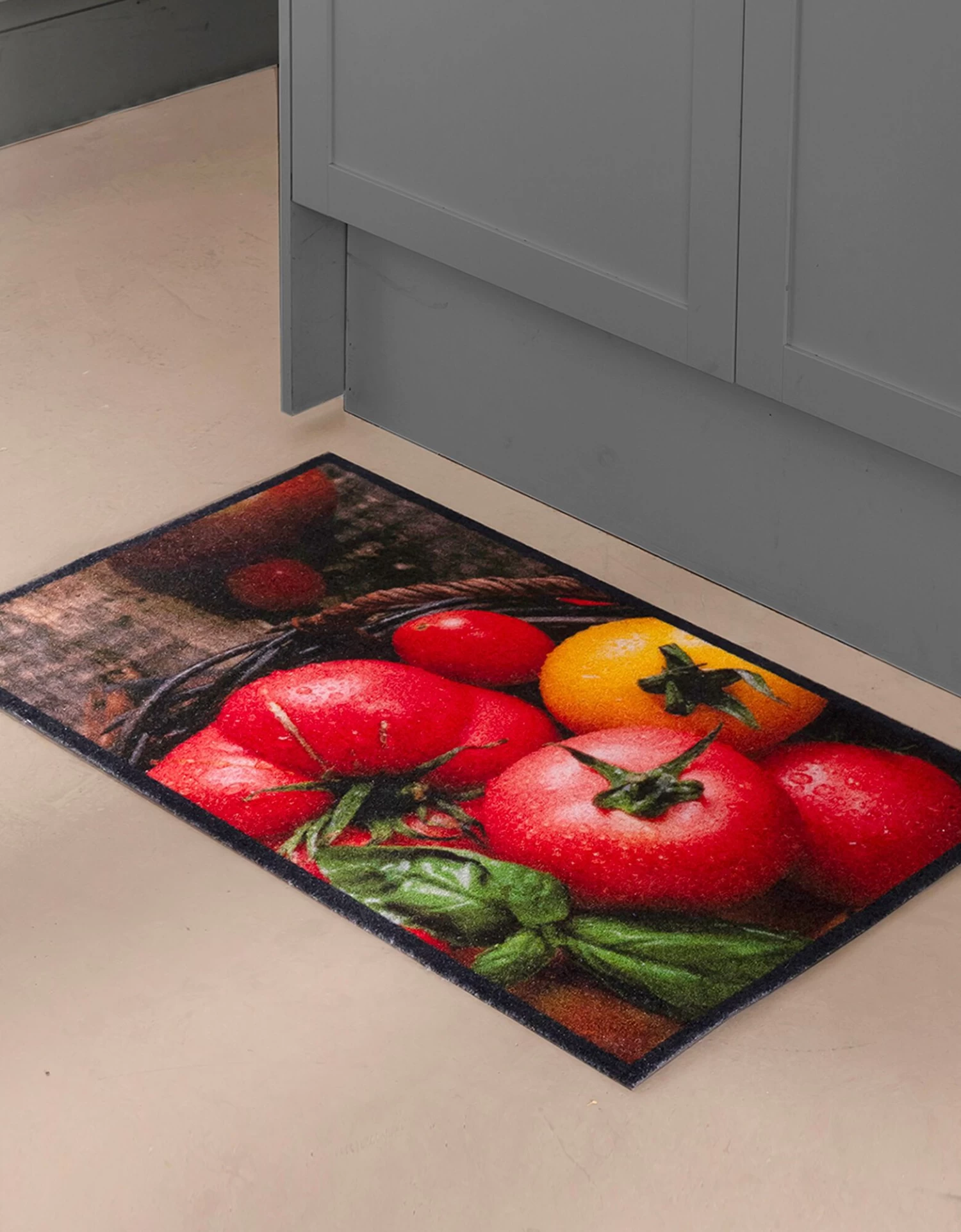 Tapis De Cuisine Velours Motif Tomates – Image 2