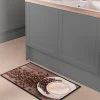 Tapis De Cuisine Velours Motif Café