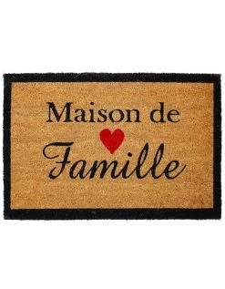 Paillasson Coco Imprimé Maison De Famille