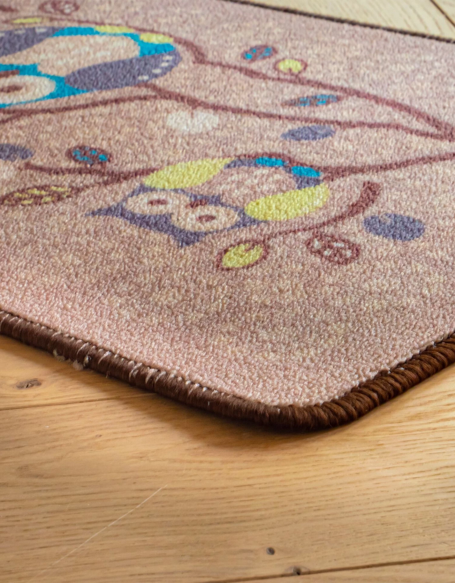 Tapis Cuisine Beige Imprimé Chouettes – Image 3
