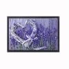 Tapis Anti-poussière Imprimé Coeur Lavande