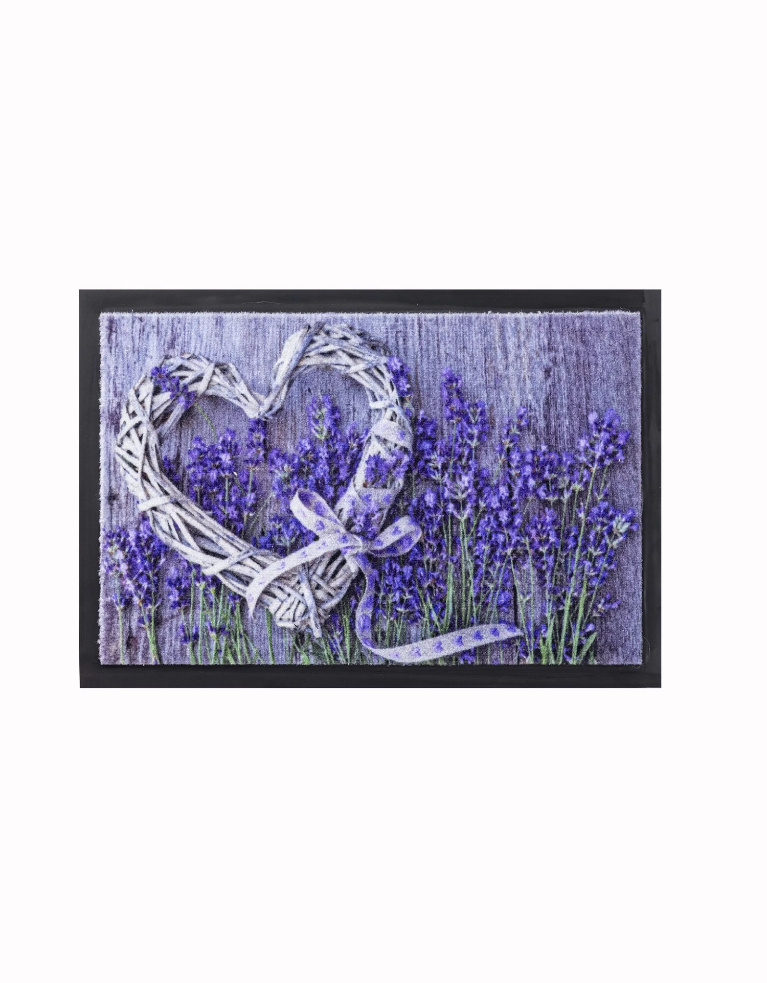 Tapis Anti-poussière Imprimé Coeur Lavande