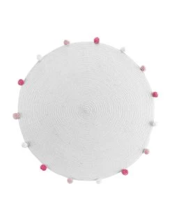 Tapis Finition Pompons - Rond