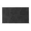 Tapis Anti-poussière Motif Feuillage Reliefé