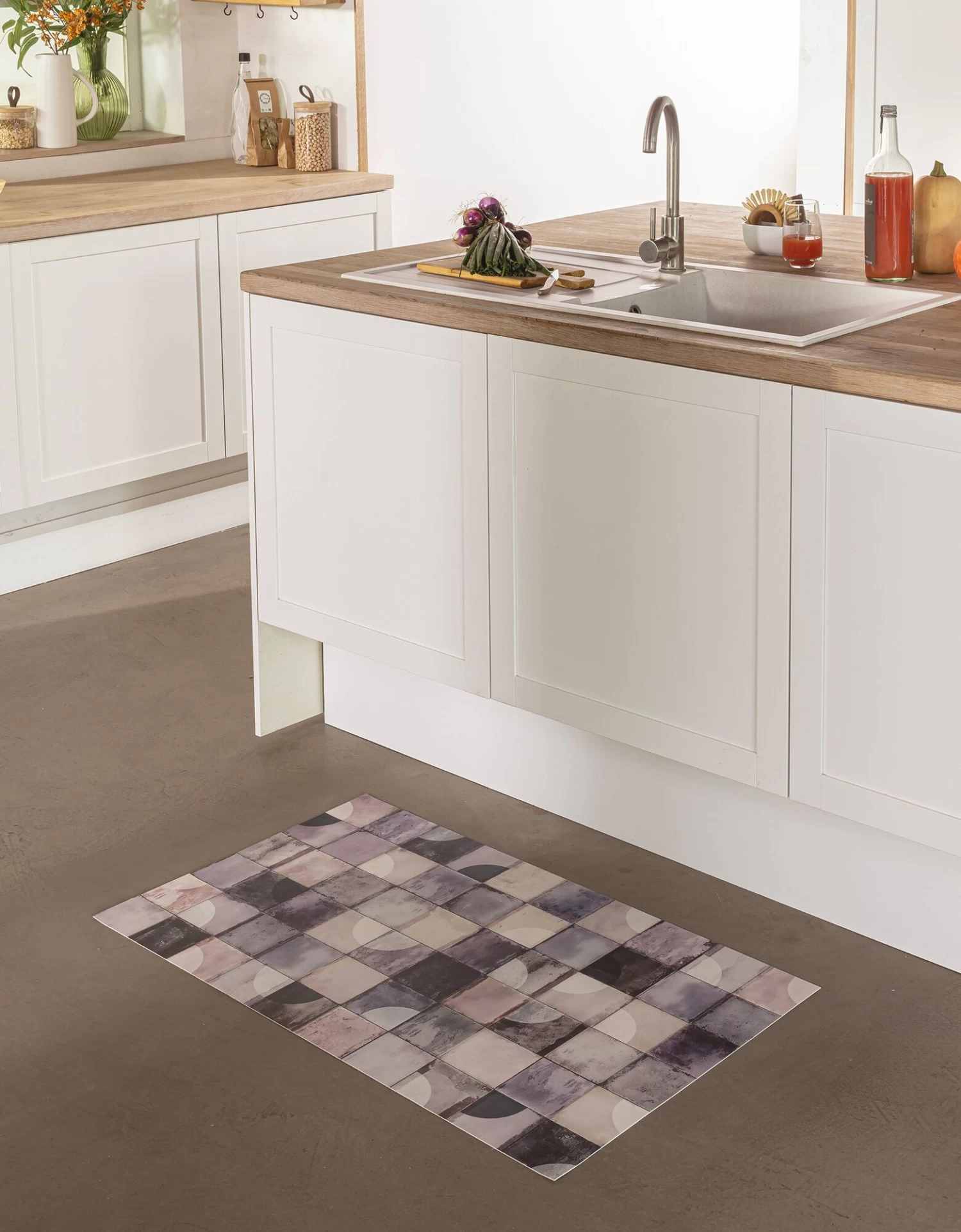 Tapis Vinyle Façon Carrelage – Image 2