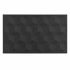 Tapis D'entrée Rectangulaire, Motif Graphique Reliefé