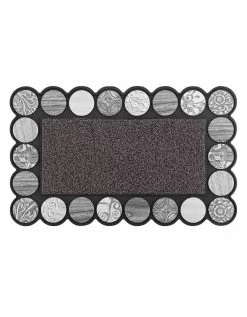 Tapis D'entrée Rectangulaire, Motif Rosaces