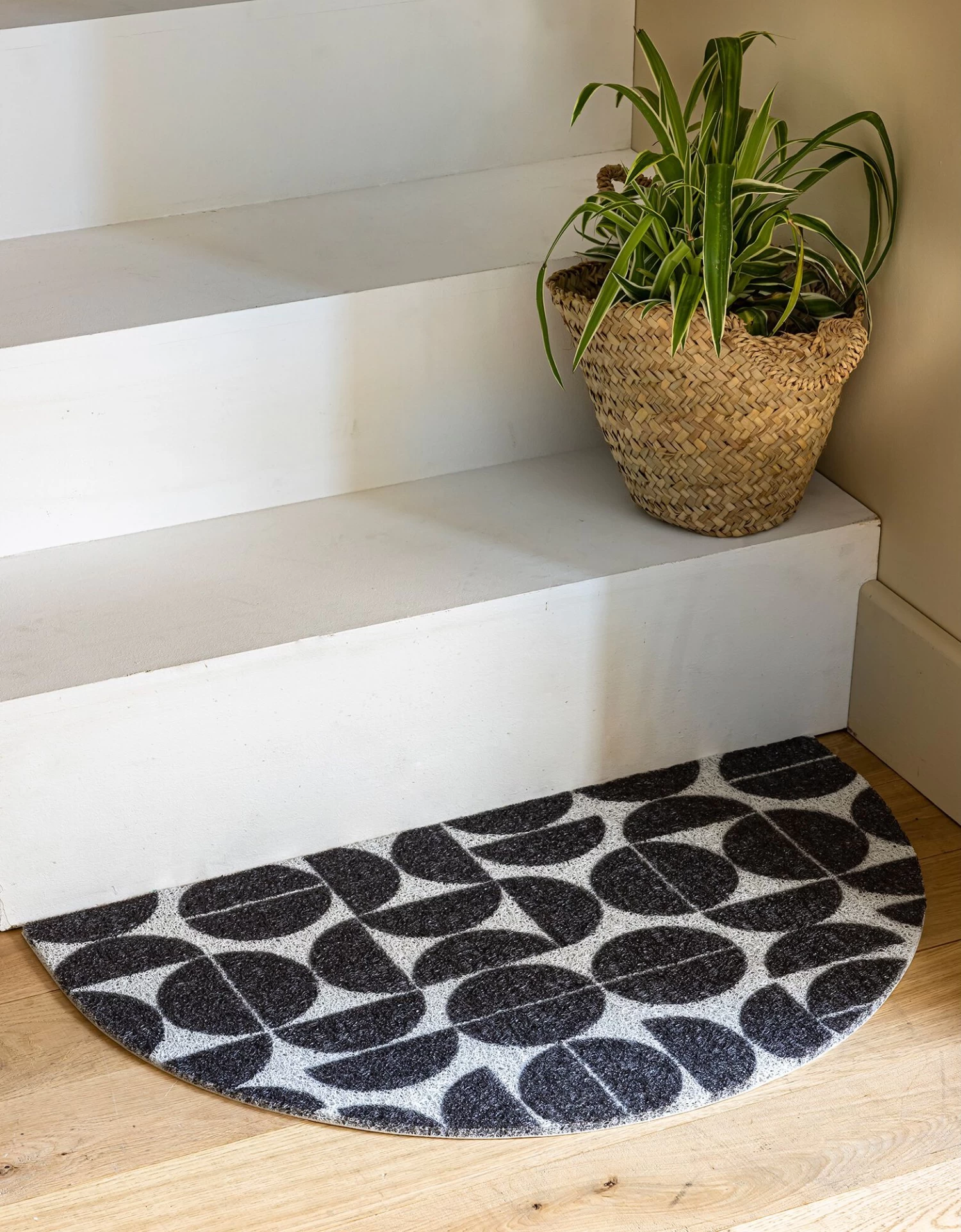 Tapis D'entrée Demi Lune, Motif Géométrique – Image 2