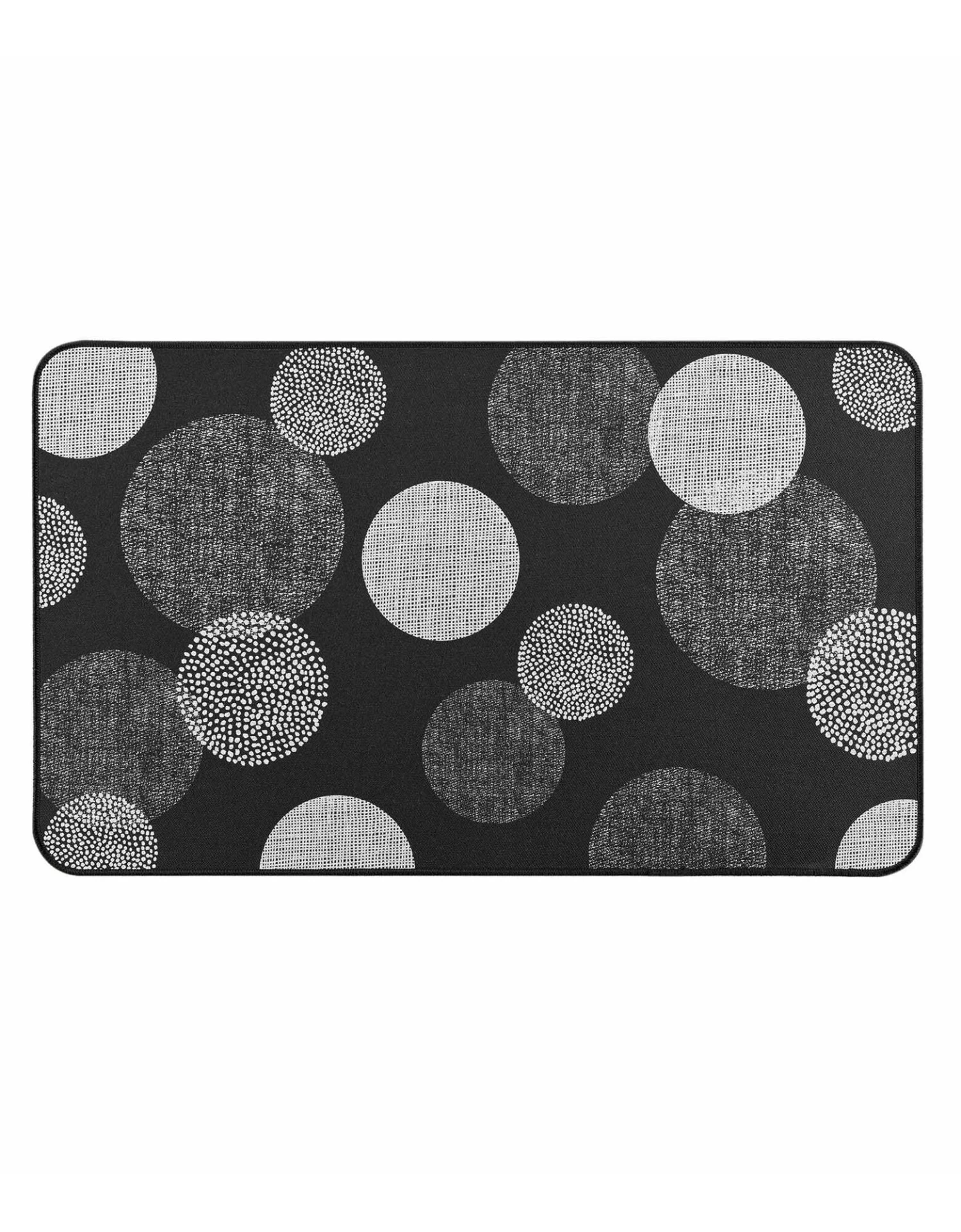 Tapis Rectangulaire, Imprimé Rosaces