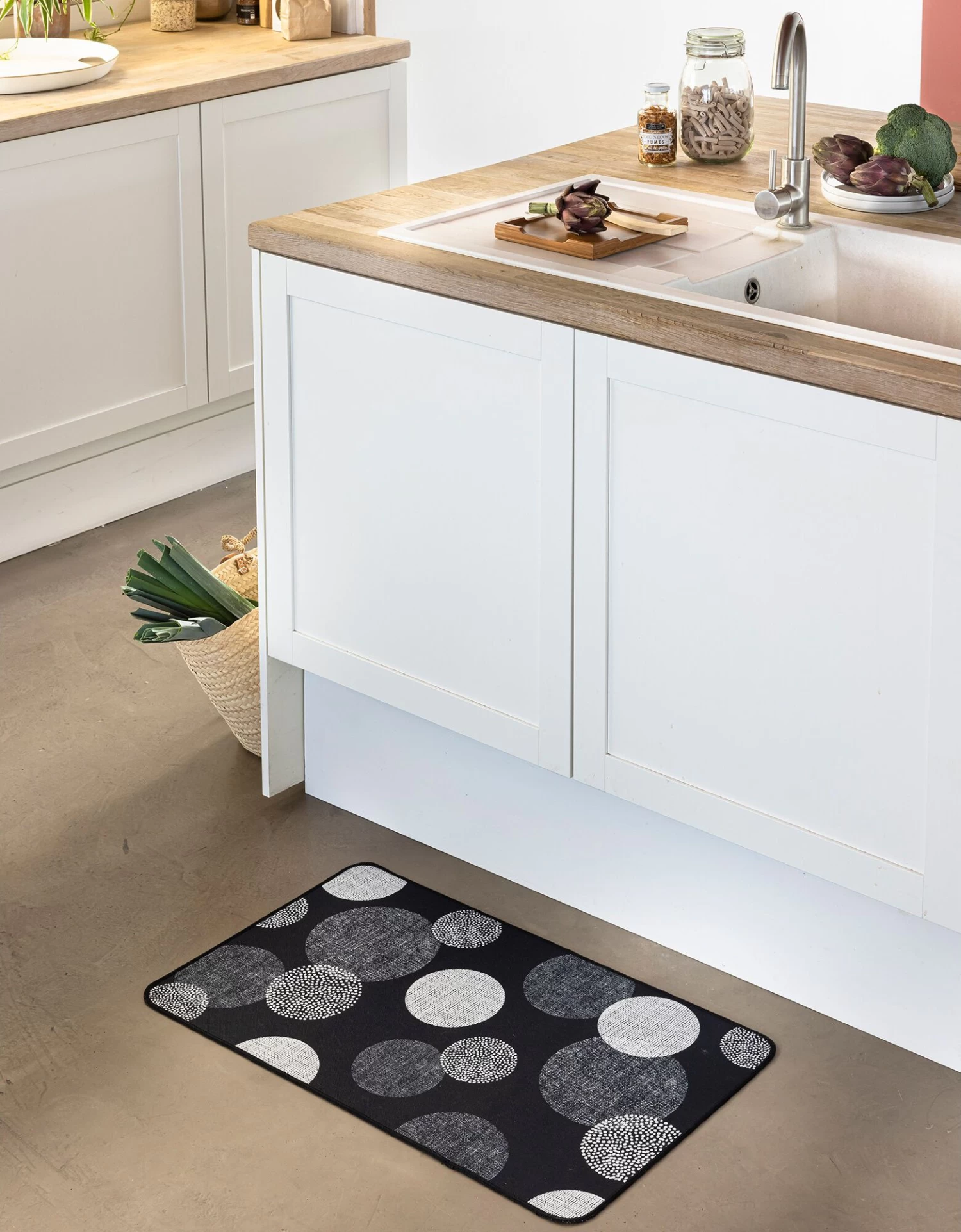 Tapis Rectangulaire, Imprimé Rosaces – Image 3