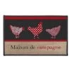 Tapis Cuisine Anti-poussière Rectangulaire, Imprimé Poules