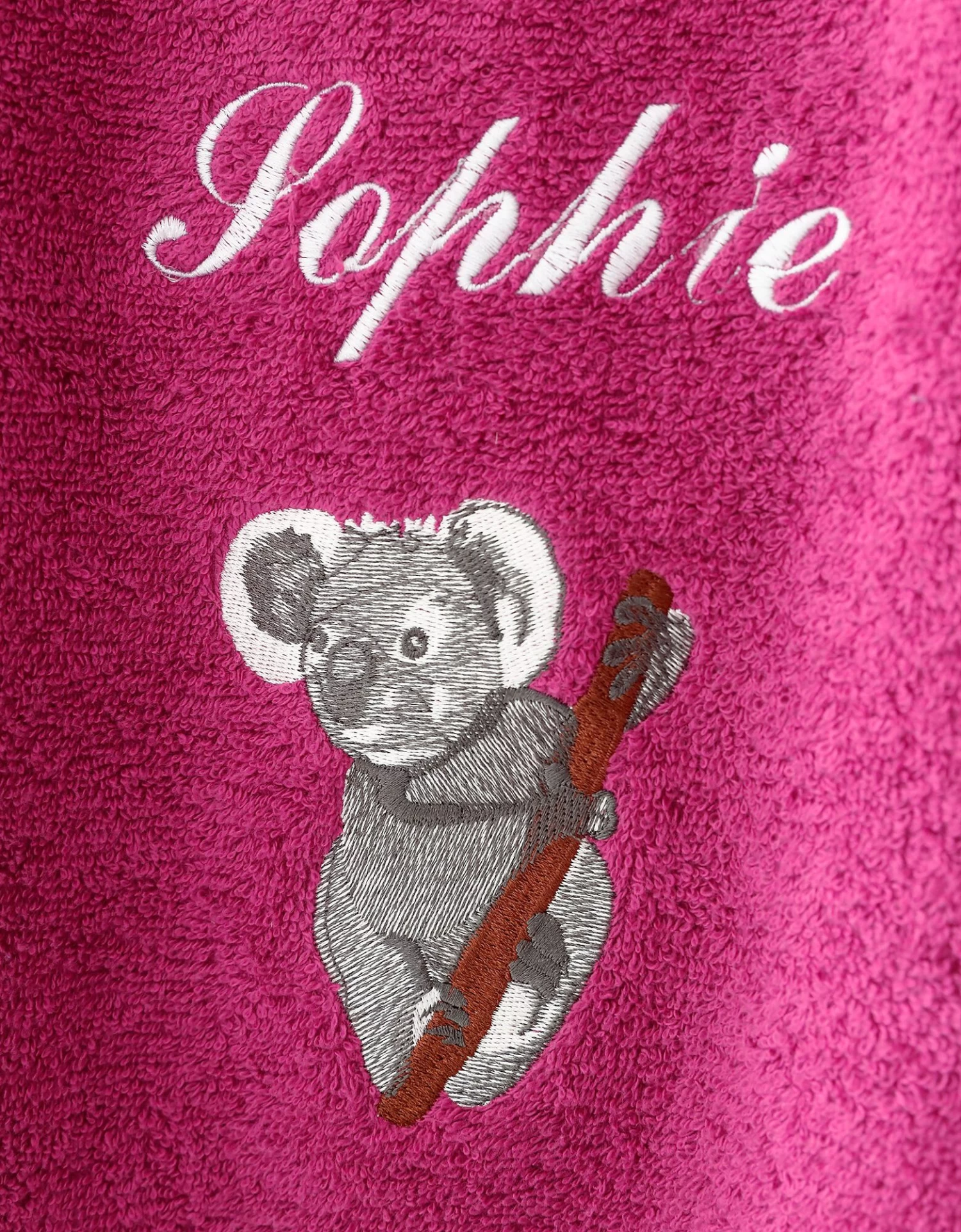 Éponge Brodée Koala Personnalisé - 420 G/m² – Image 4