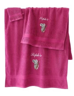 Éponge Brodée Koala Personnalisé - 420 G/m²