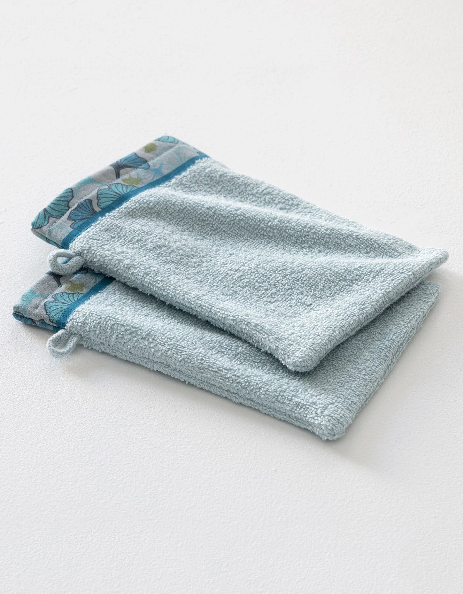 Éponge Bouclette 420 G/m² Liteau Feuilles Ginkgo – Image 4