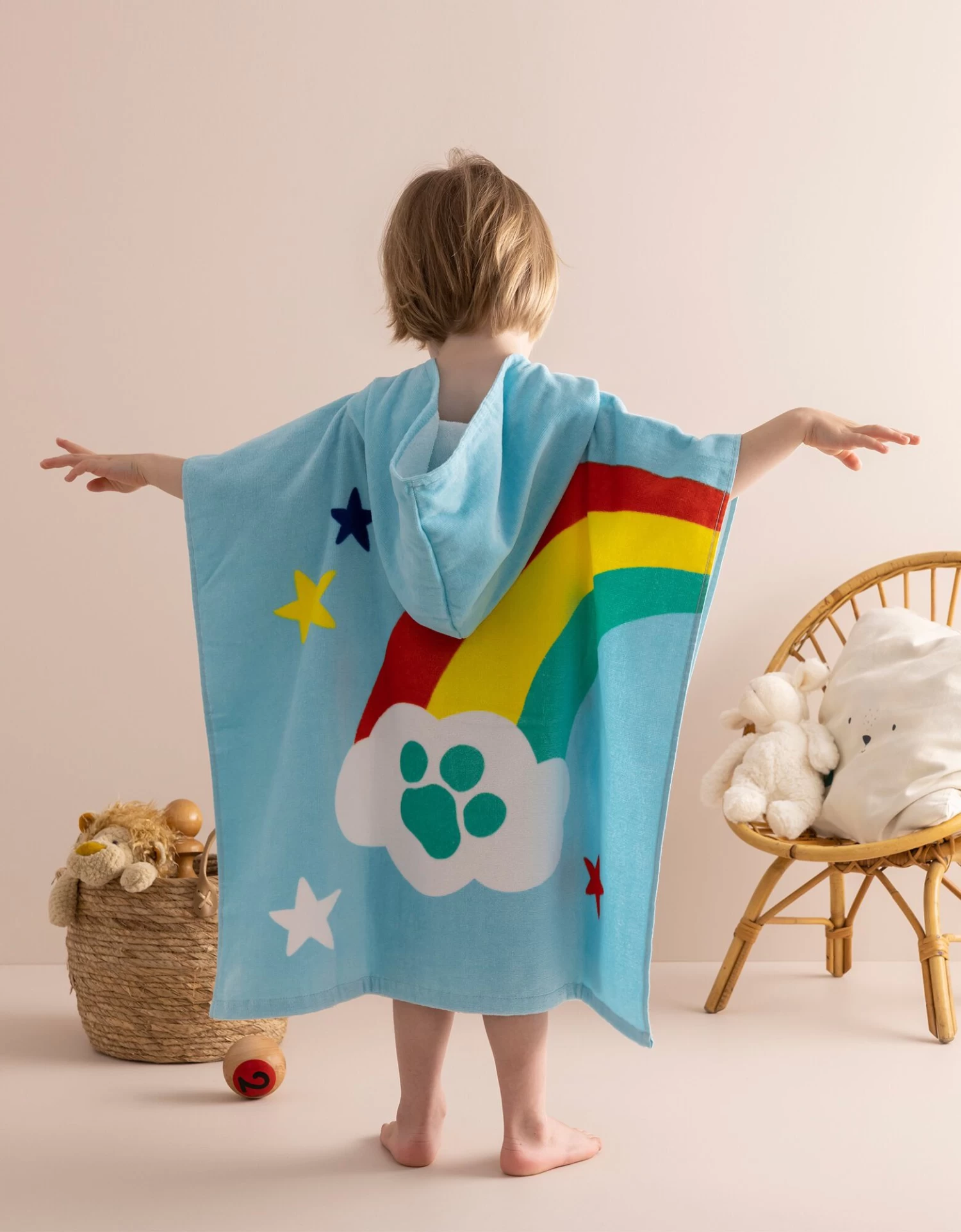 Poncho De Bain Enfant Pat Patrouille® à Capuche – Image 4