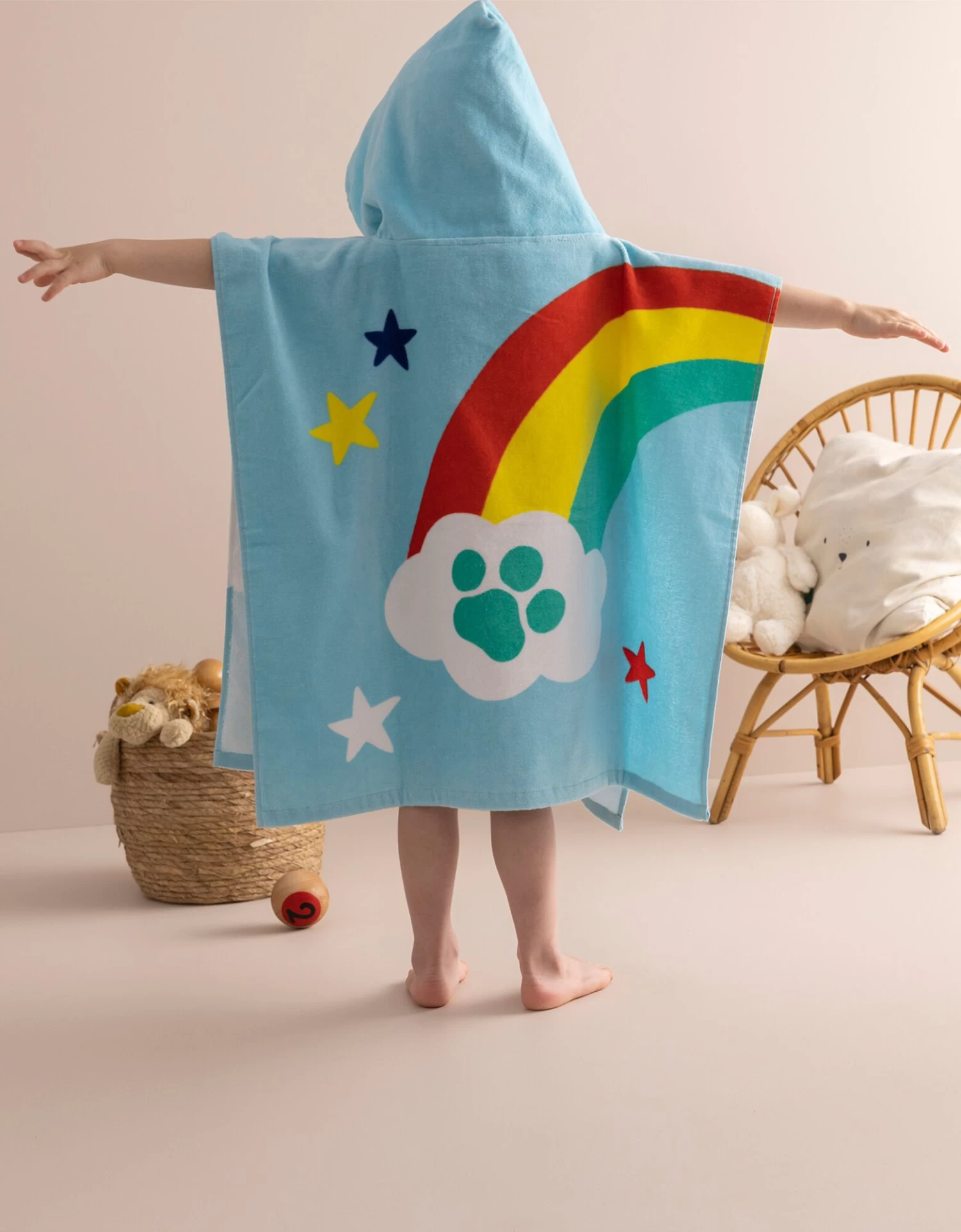 Poncho De Bain Enfant Pat Patrouille® à Capuche Personnalisable – Image 2