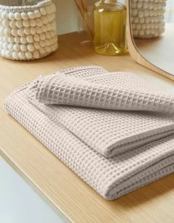 Serviette De Bain Nid D'abeille 320 G/m2