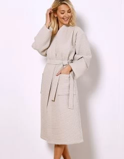 Peignoir De Bain Mixte Adulte Nid D'abeille 230 G/m2