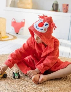 Peignoir De Bain Enfant Clown Éponge Coton - 340g/m2