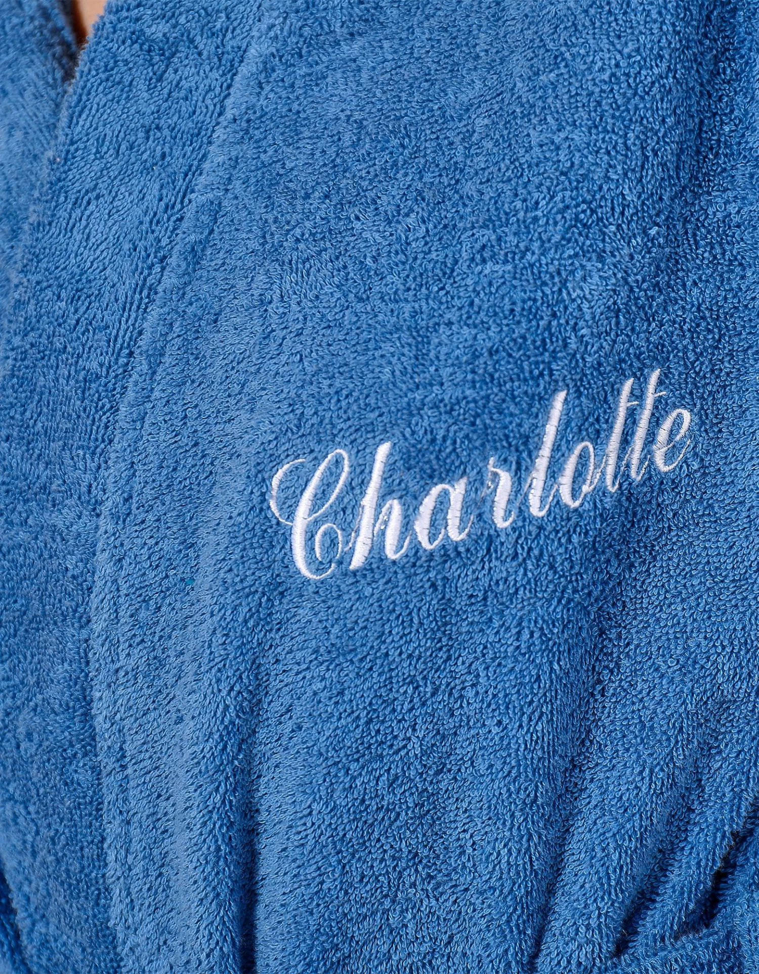 Peignoir Mixte Adulte Col Capuche éponge Bouclette Personnalisable – Image 8