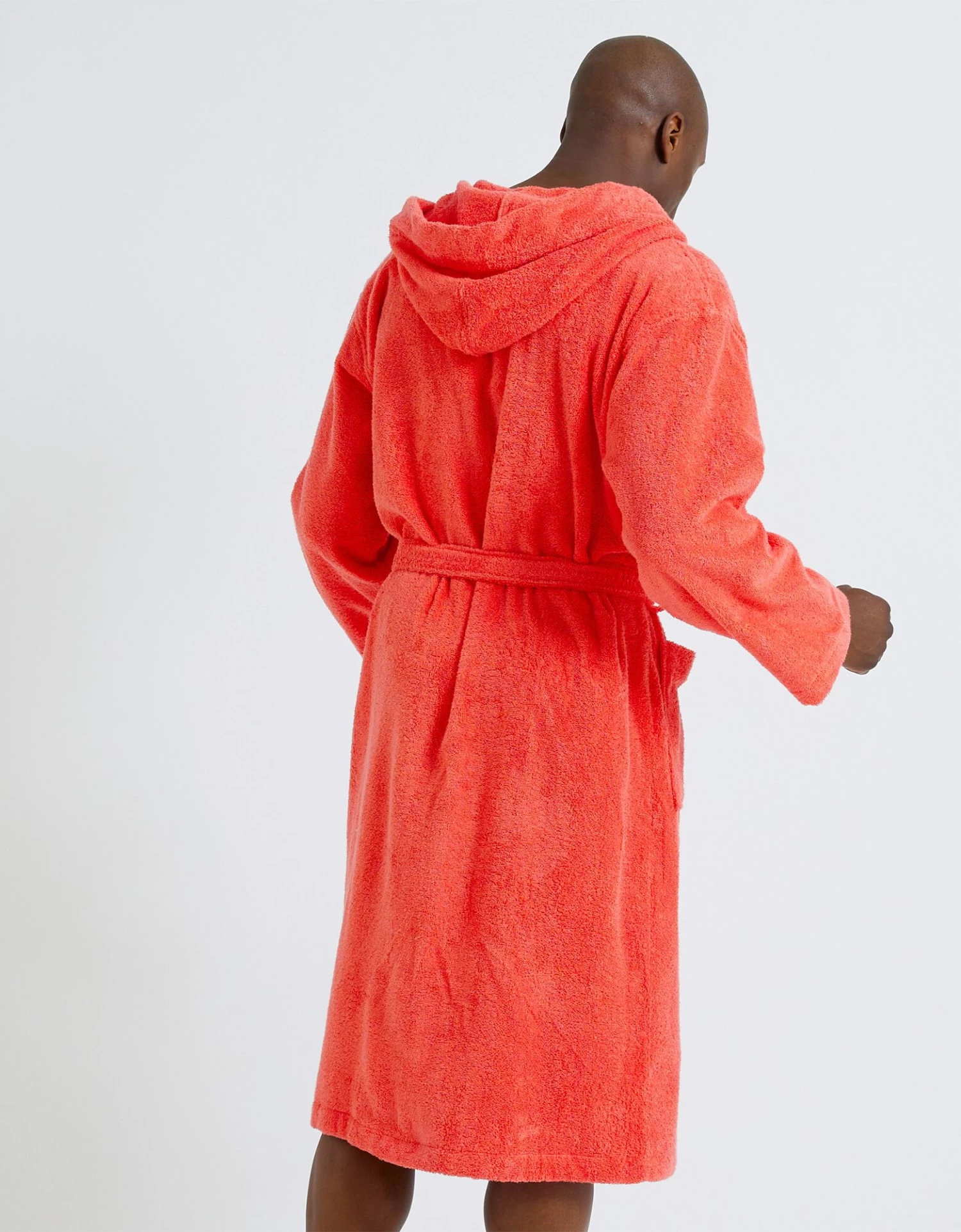 Peignoir Mixte Adulte Col Capuche éponge Bouclette Personnalisable – Image 6