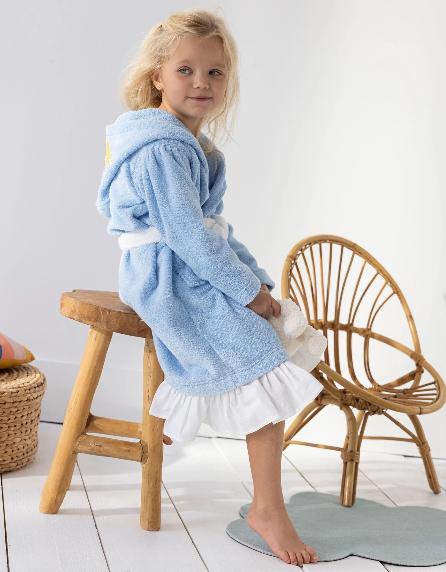 Peignoir De Bain Déguisement Enfant Princesse éponge Coton - 340g/m² – Image 2