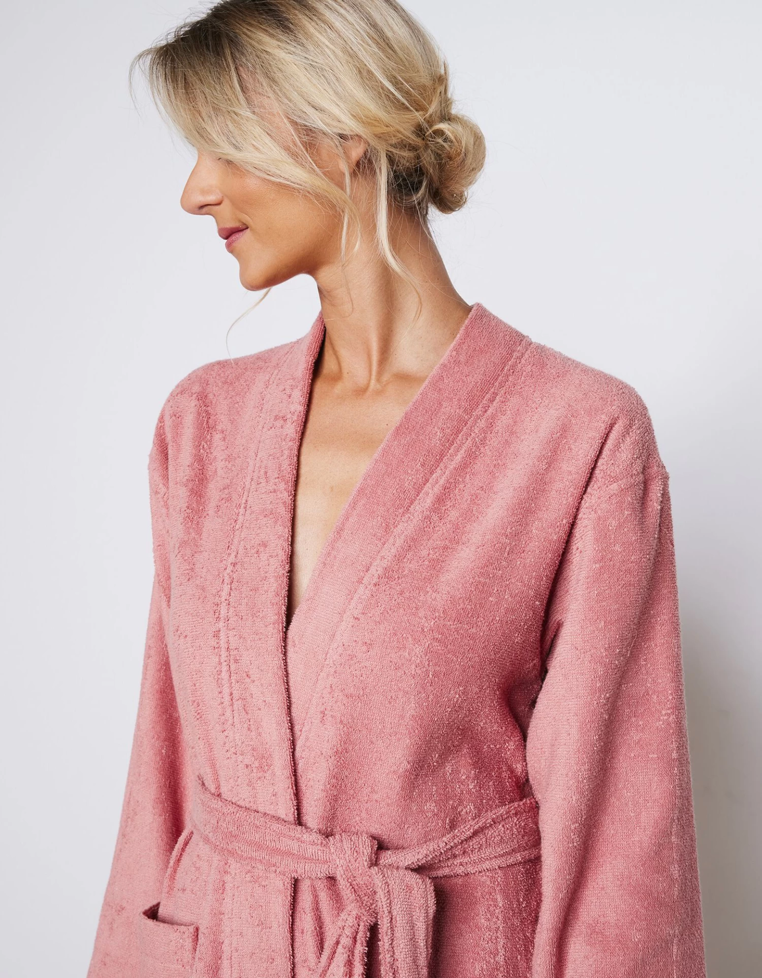 Peignoir Mixte Adute éponge Bouclette 1er Prix – Image 2