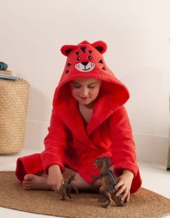 Peignoir De Bain Enfant Tigre éponge Coton - 340g/m²