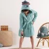 Peignoir De Bain Enfant Pirate éponge Coton - 380g/m2